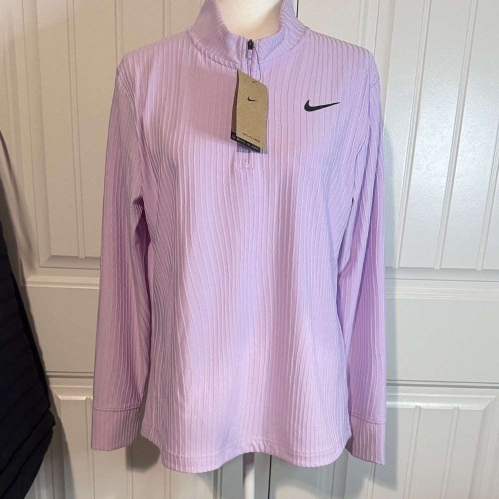 NWT Women's Dri-FIT Advantage Tour Quarter Zip Size Large